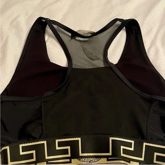 Womens Versace Greca Border sports bra size large - Picture 6 of 8